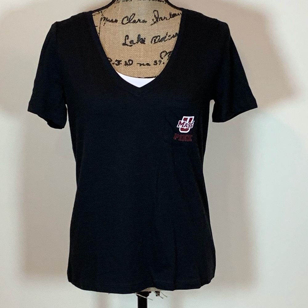 Pink UMass Tee